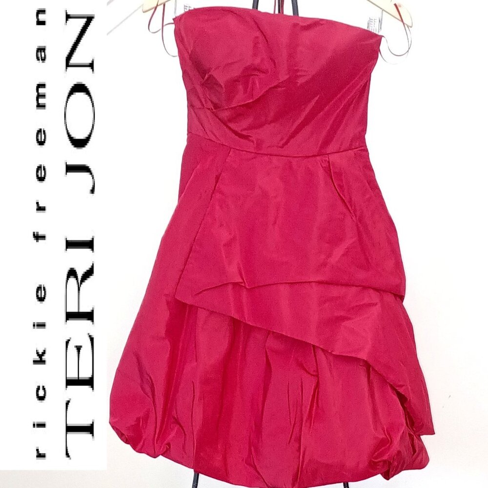 Rickie Freeman Teri Jon Silk Dress